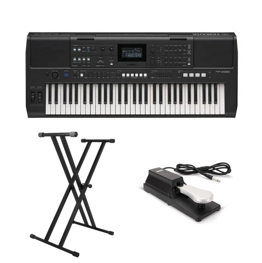 Keyboard and Piano Bundle - Yamaha PSR-e583 Piano Bundle
