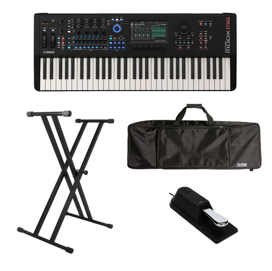 Synthesizer Workstation Bundle - Yamaha MODX M6 Synthesizer Bundle