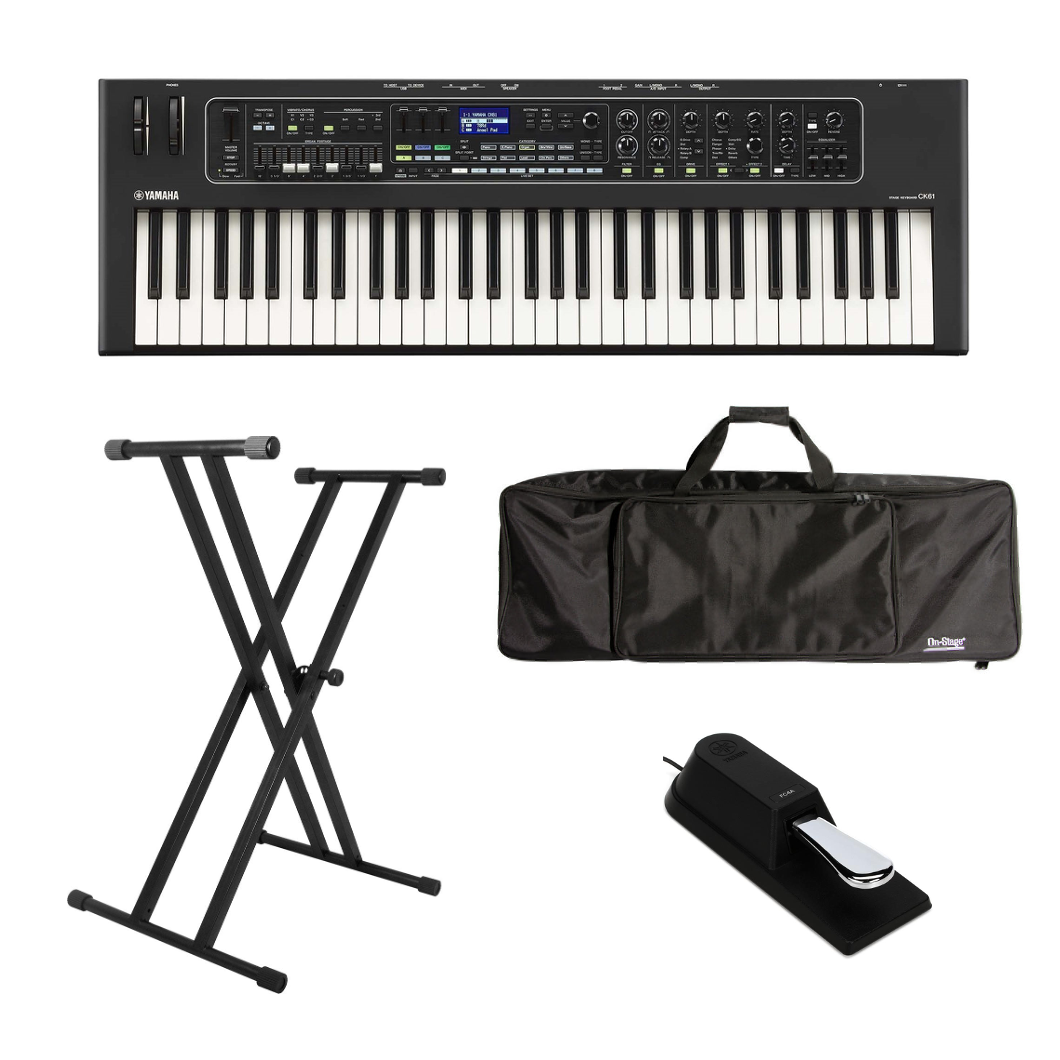 Synthesizer Workstation Bundle - Yamaha CK61 Synthesizer Bundle