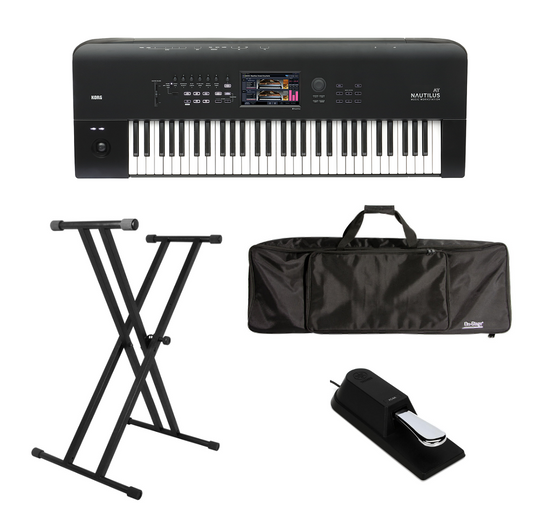 Synthesizer Workstation Bundle - Korg Nautilus 61 Synthesizer Bundle