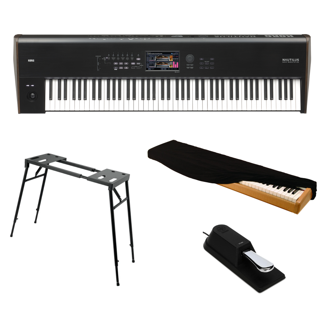 Synthesizer Workstation Bundle - Korg Nautilus 88 Synthesizer Bundle