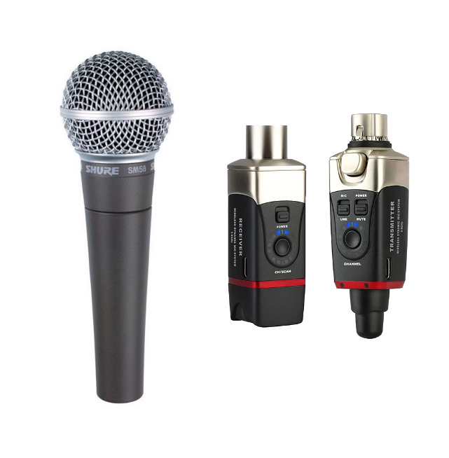 Wireless Microphone Bundle - Shure SM58