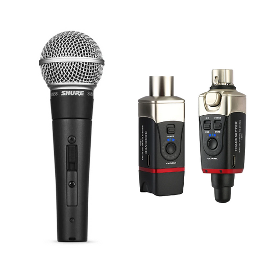 Wireless Microphone Bundle - Shure SM58-S