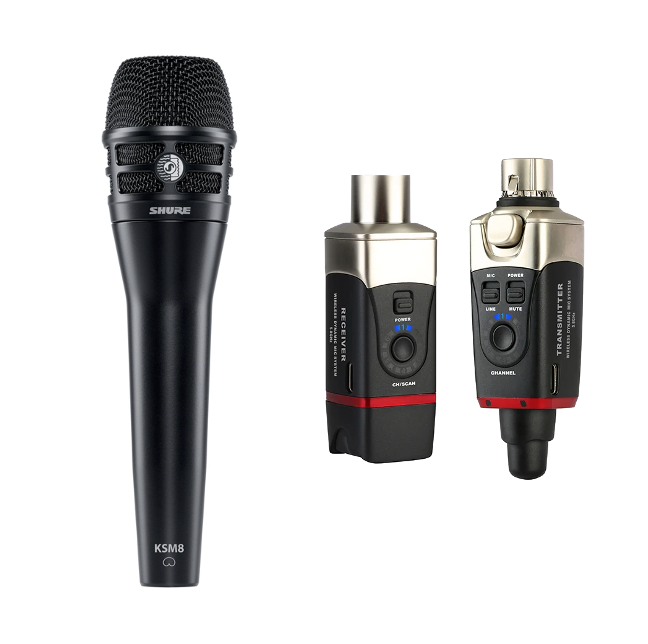 Wireless Microphone Bundle - Shure KSM8