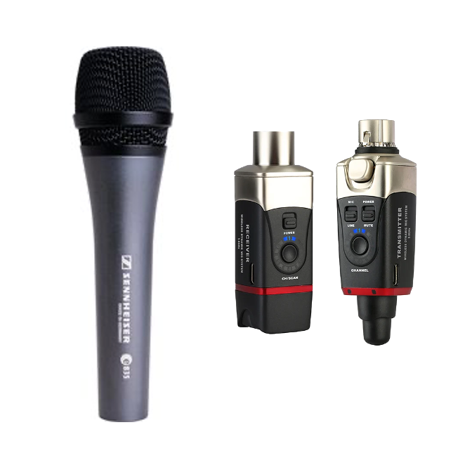 Wireless Microphone Bundle - Sennheiser e835
