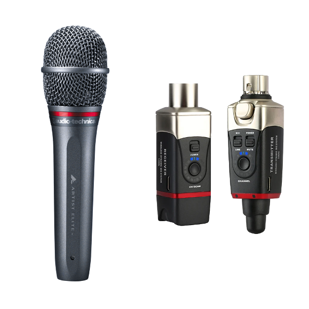 Wireless Microphone Bundle - Audio Technica AE4100