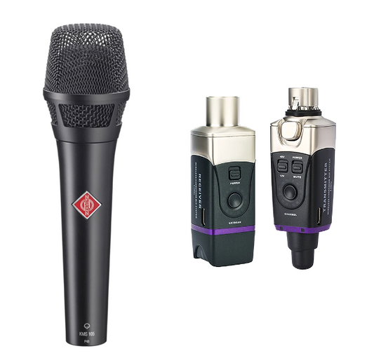 Wireless Microphone Bundle - Neumann KMS105 (Black)