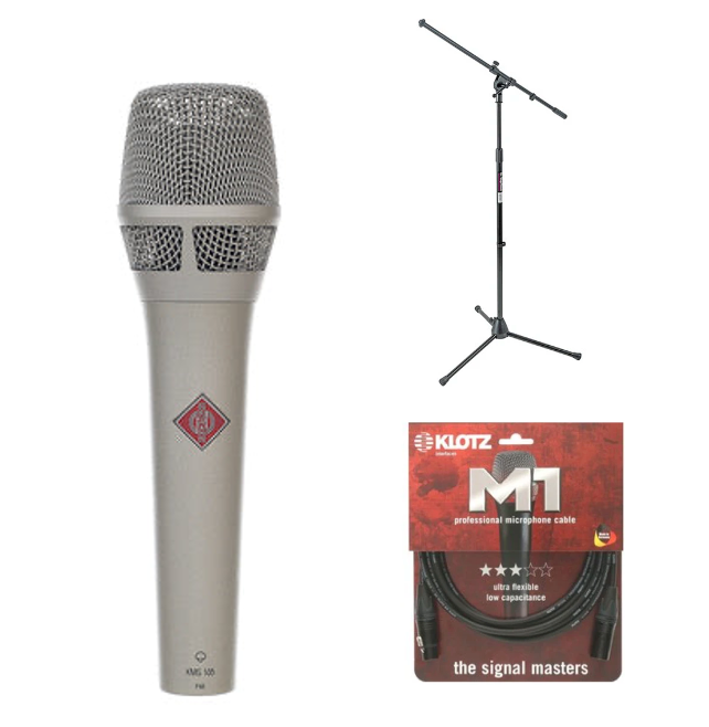 Wired Microphone Bundle - Neumann KMS105 (Nickel)