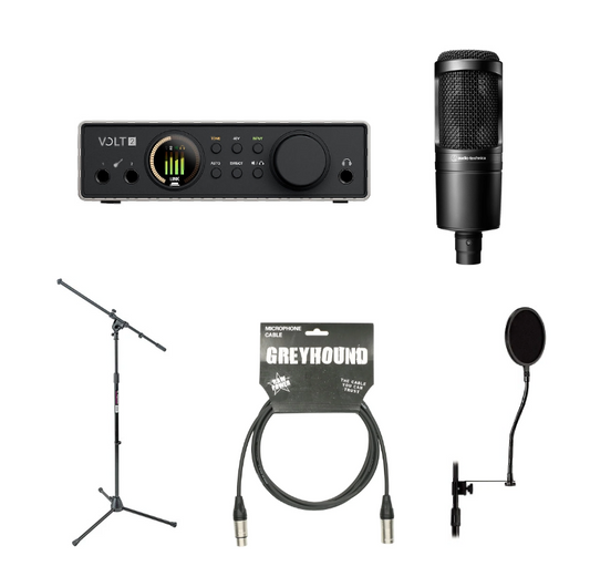 Recording Bundle - Audio Technica AT2020/Universal Audio VOLT 2 Gen 2