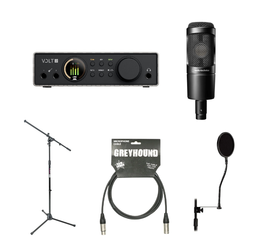 Recording Bundle - Audio Technica AT2035/Universal Audio VOLT 2 Gen 2 ...