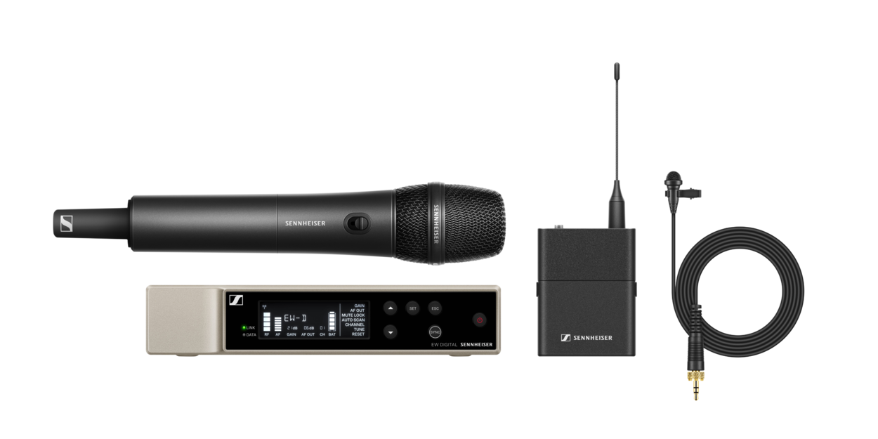 Sennheiser EW-D ME2/835-S SET Wireless Handheld/Lavalier Combo System