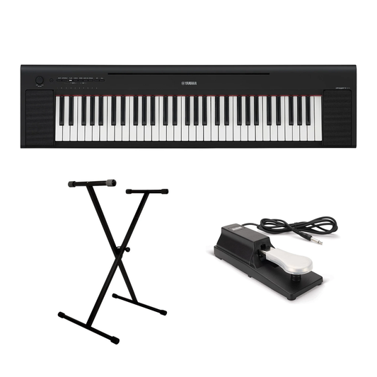 [SG61 Bundle] Yamaha NP-15B Portable Piano Bundle