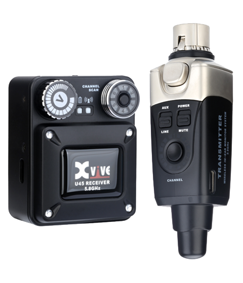 Xvive U45 5.8 GHz Digital Wireless In-Ear Monitor System