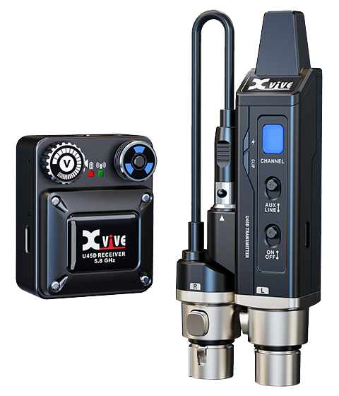 Xvive U45D Stereo In-Ear Monitor Wireless System