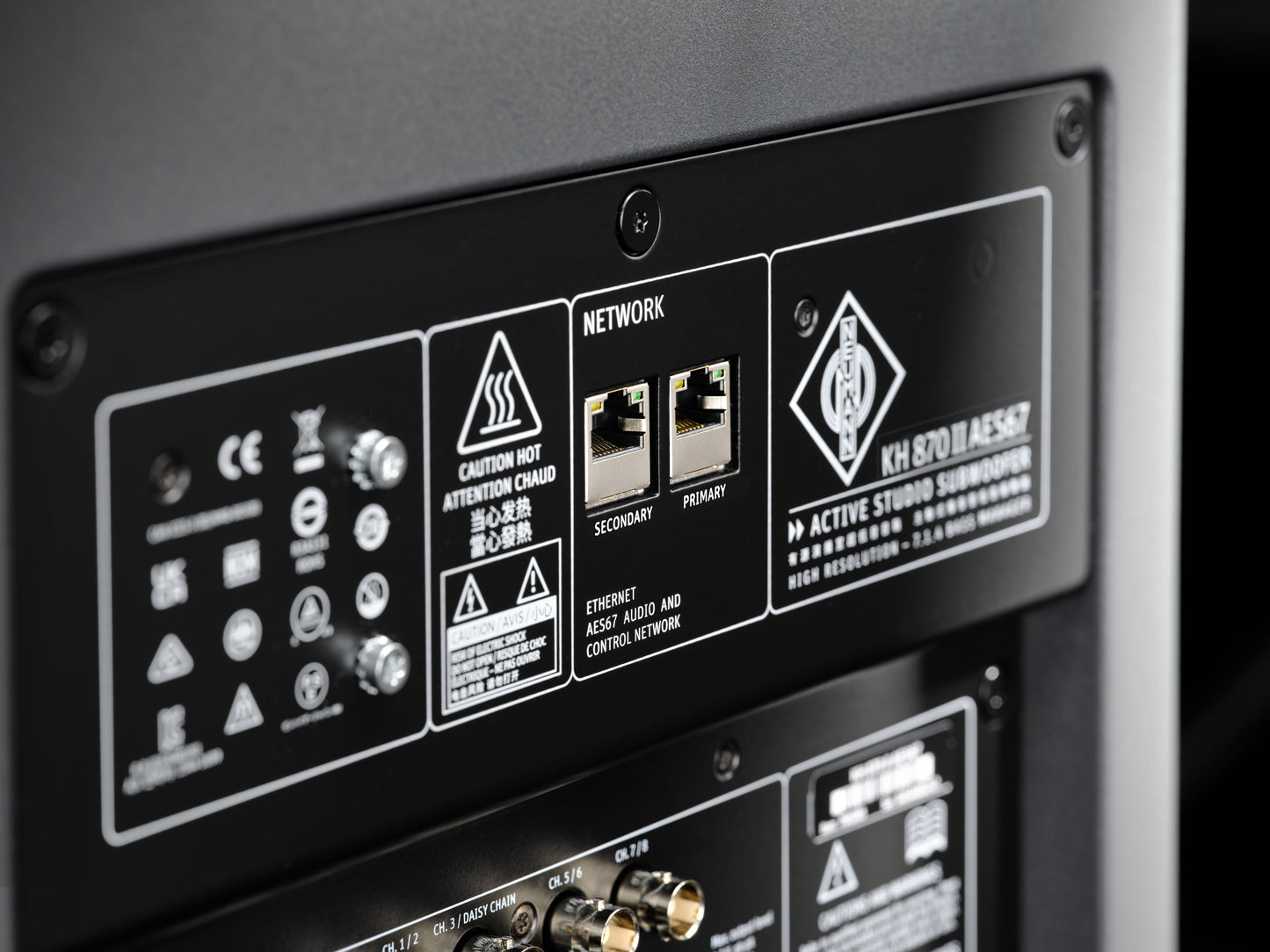 Neumann KH870 II AES67 2x10" Reference Studio Subwoofer with AoIP Network Interface