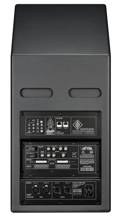 Neumann KH870 II AES67 2x10" Reference Studio Subwoofer with AoIP Network Interface