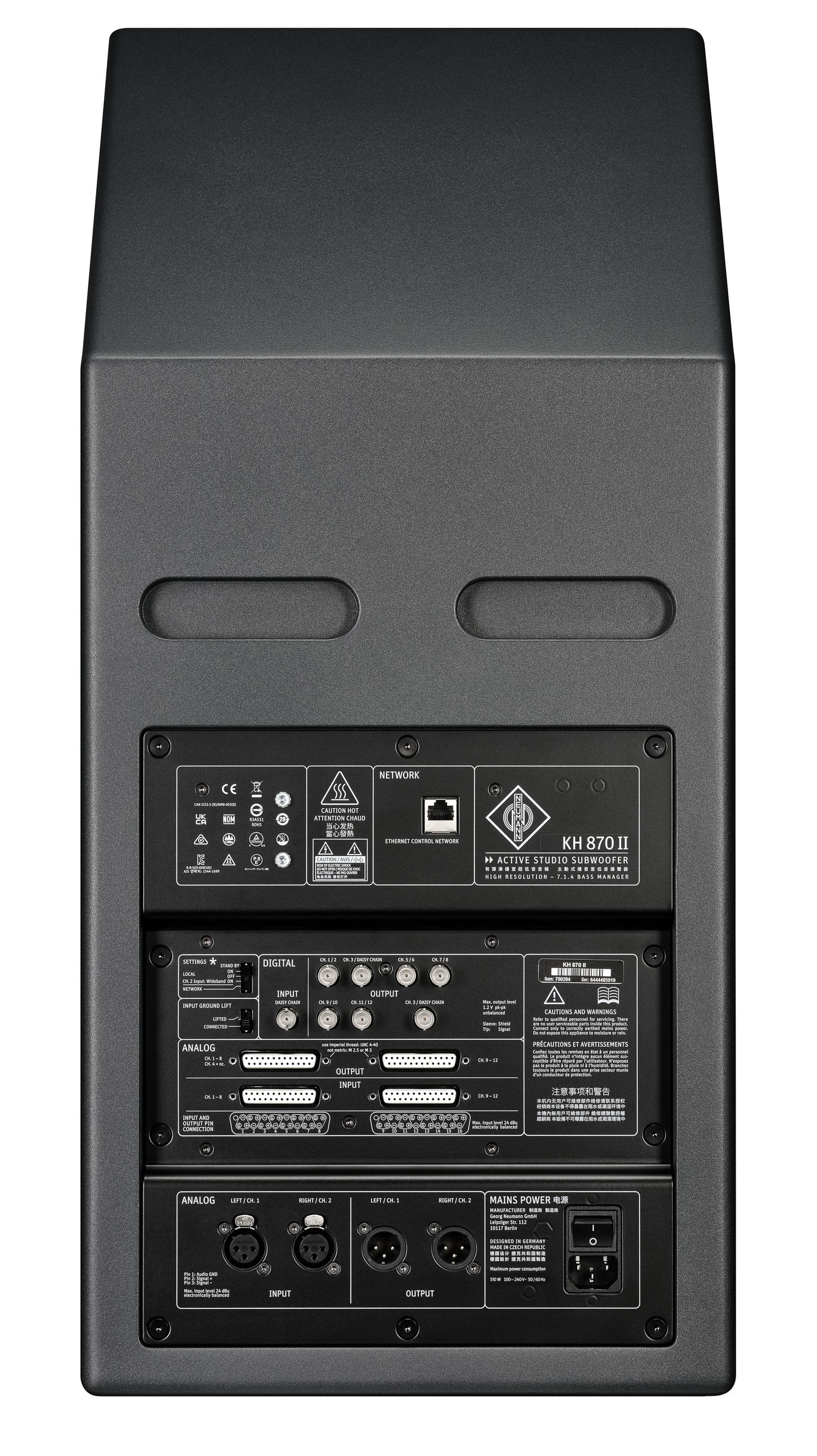 Neumann KH870 II 2x10" Reference Studio Subwoofer