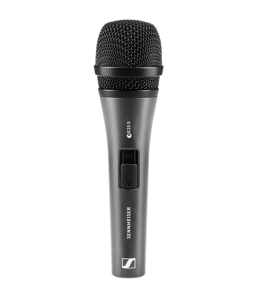 Sennheiser E835-S Cardioid Dynamic Handheld Microphone with Switch