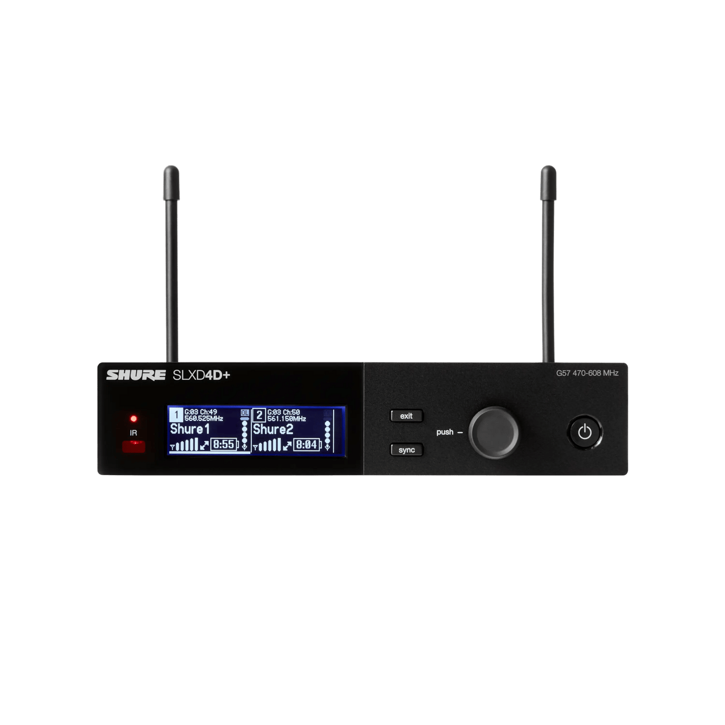 Shure SLXD24D+/58 Dual-Channel Wireless Handheld Microphone System with SM58 Capsule