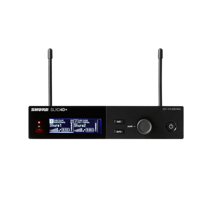 Shure SLXD24D+/58 Dual-Channel Wireless Handheld Microphone System with SM58 Capsule