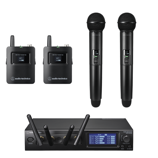 Audio Technica ATW-1443 System 20 PRO Quad Wireless Combo System