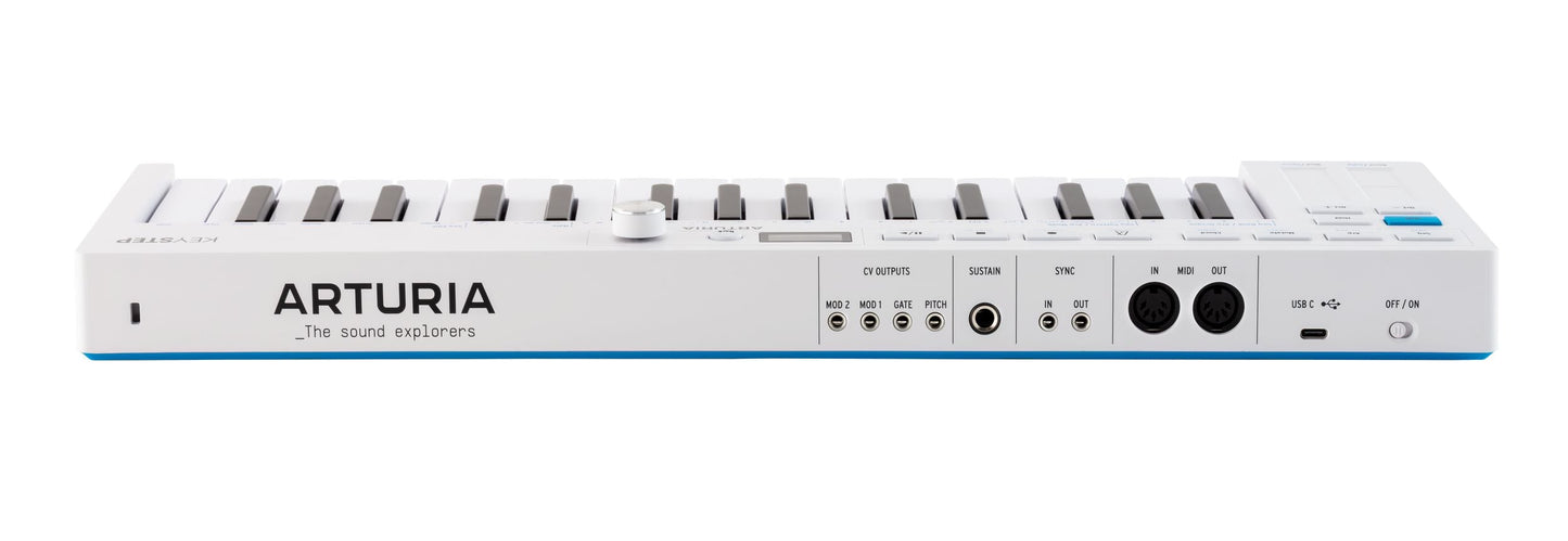 Arturia Keystep MK2 32-Key Compact MIDI Controller & Sequencer (White)