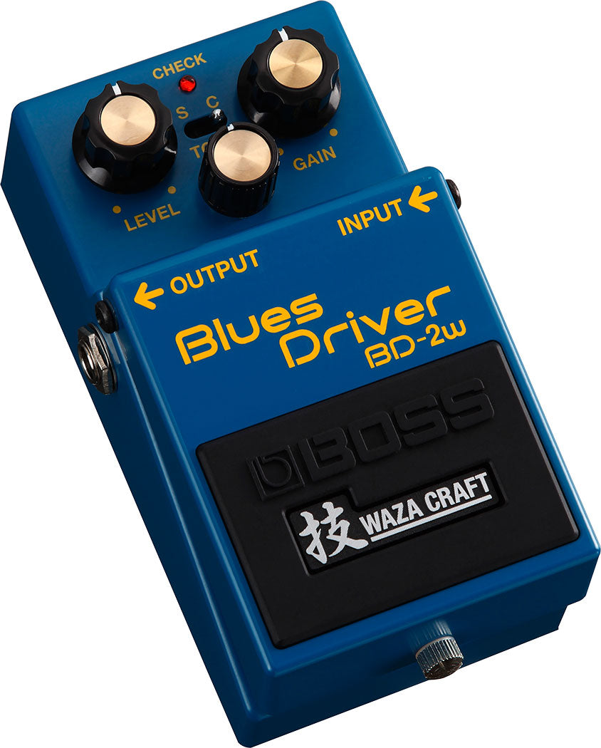 Boss BD-2W Blues Driver Guitar Overdrive Pedal with Waza Craft