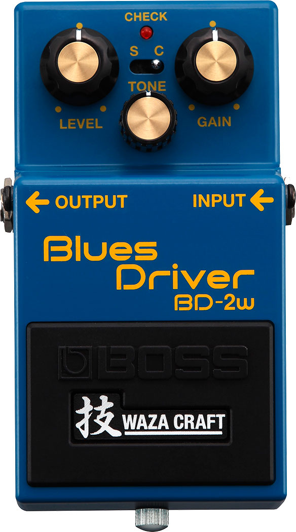 Boss BD-2W Blues Driver Guitar Overdrive Pedal with Waza Craft