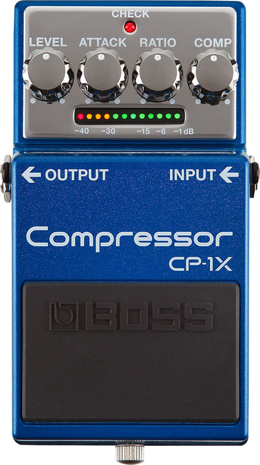 Boss CP-1X Guitar Compressor Pedal with MDP Technology