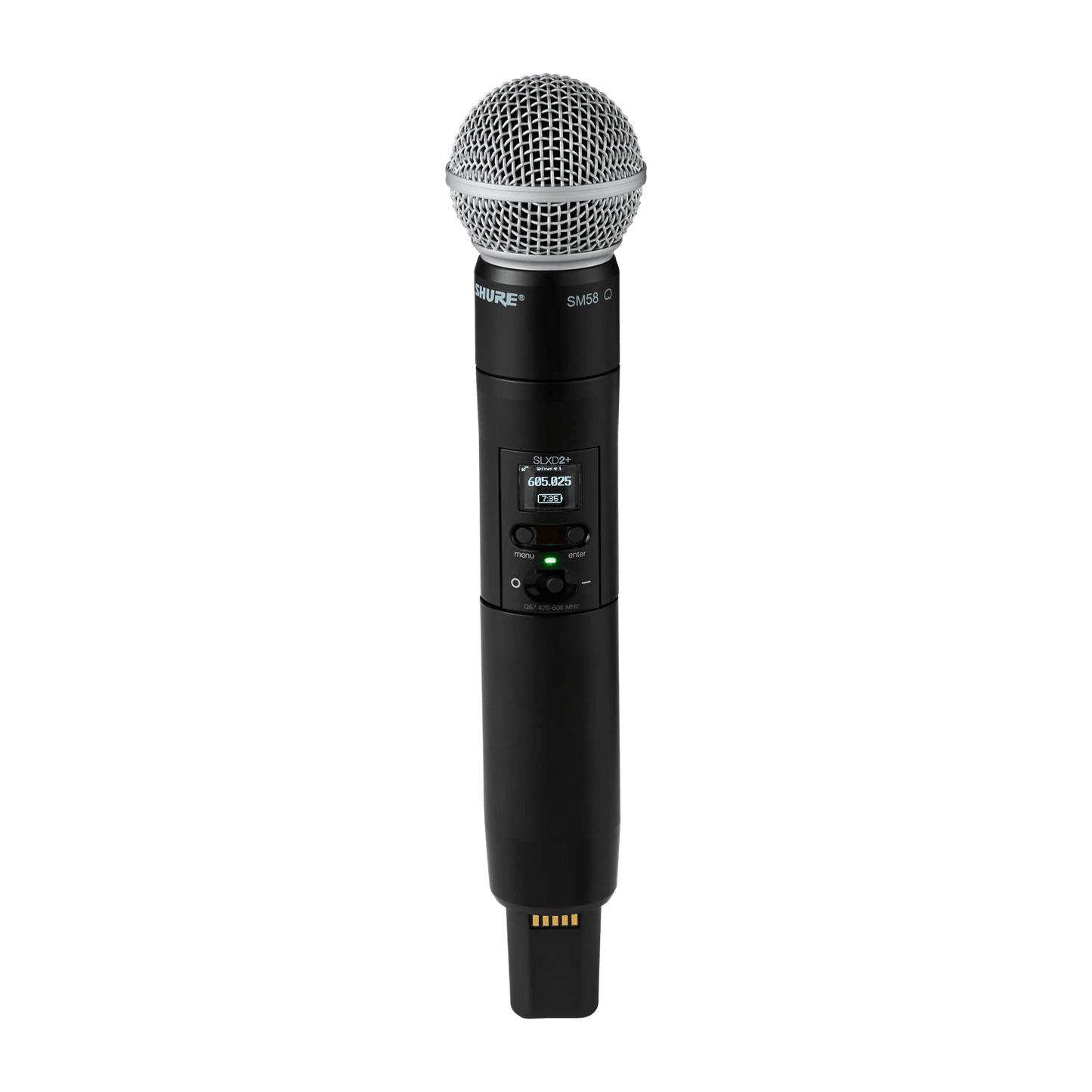 Shure SLXD25+/58 Portable Wireless Handheld Microphone System with SM58 Capsule