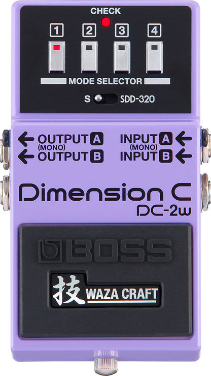 Boss DC-2W Guitar Chorus Pedal with Waza Craft