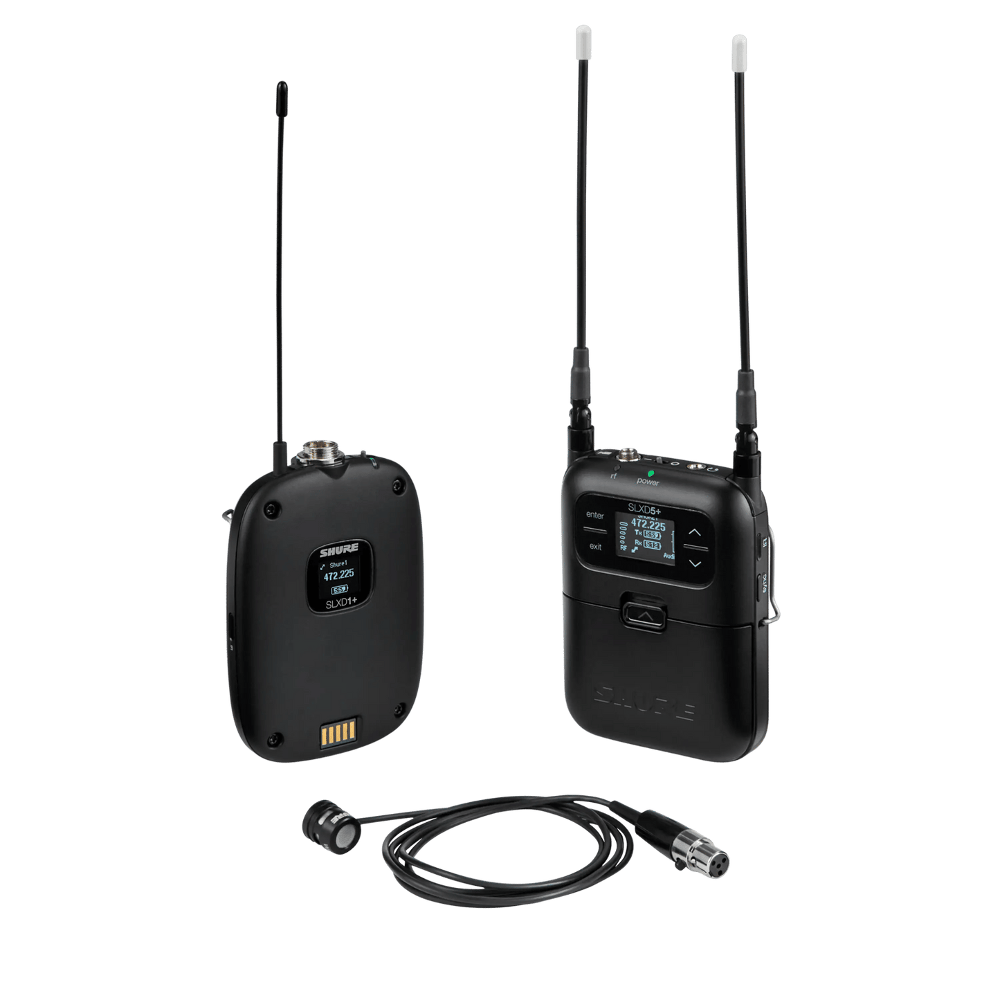 Shure SLXD15+/85M Portable Wireless Lavalier Microphone System with WL185M