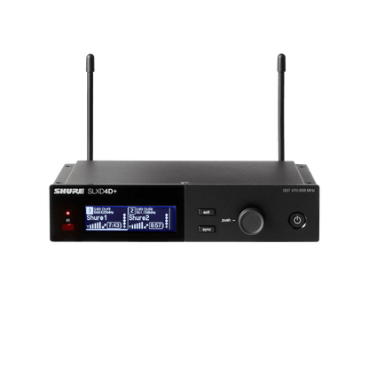 Shure SLXD4D+ Dual-Channel Wireless Receiver