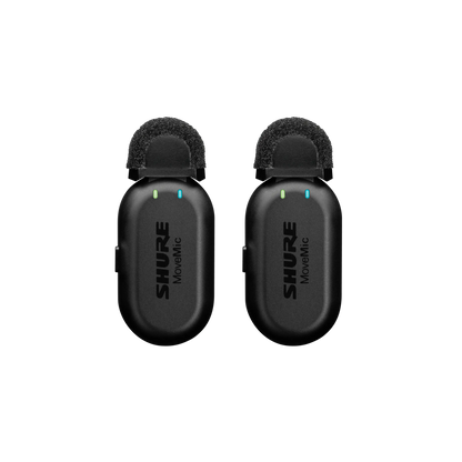 Shure MOVEMIC TWO Two-Channel Wireless Lavalier Microphones