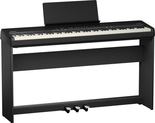 Roland FP-40 88-Key Compact Digital Keyboard with Stand and Tri-Pedal (Black)