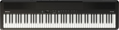 Roland FP-40 88-Key Compact Digital Keyboard with Stand and Tri-Pedal Unit (Black)