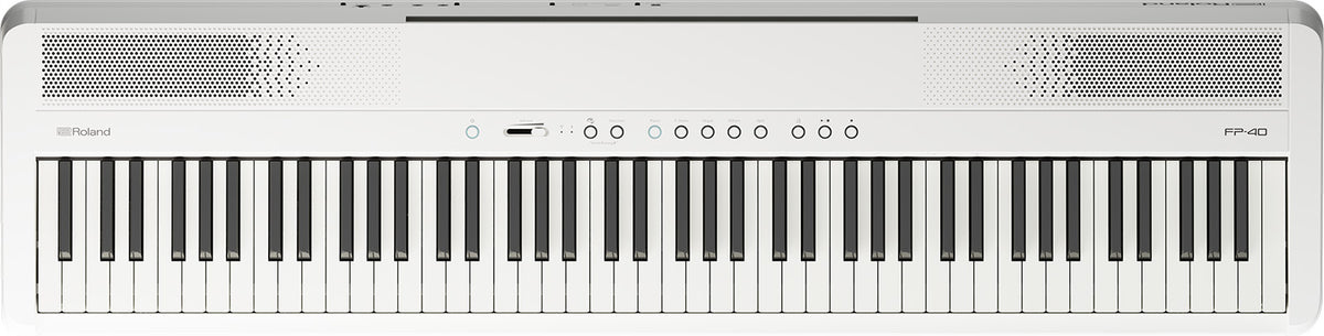 Roland FP-40 88-Key Compact Digital Keyboard with Stand and Tri-Pedal Unit (Black)