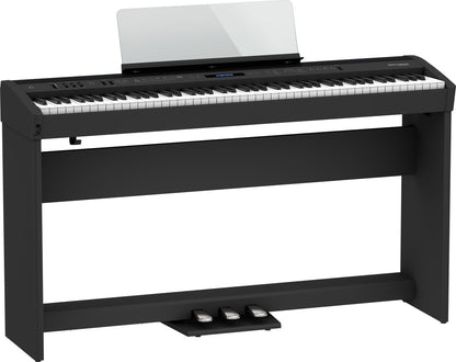Roland FP-60X Compact Digital Piano with Stand and Tri-Pedal (Black)