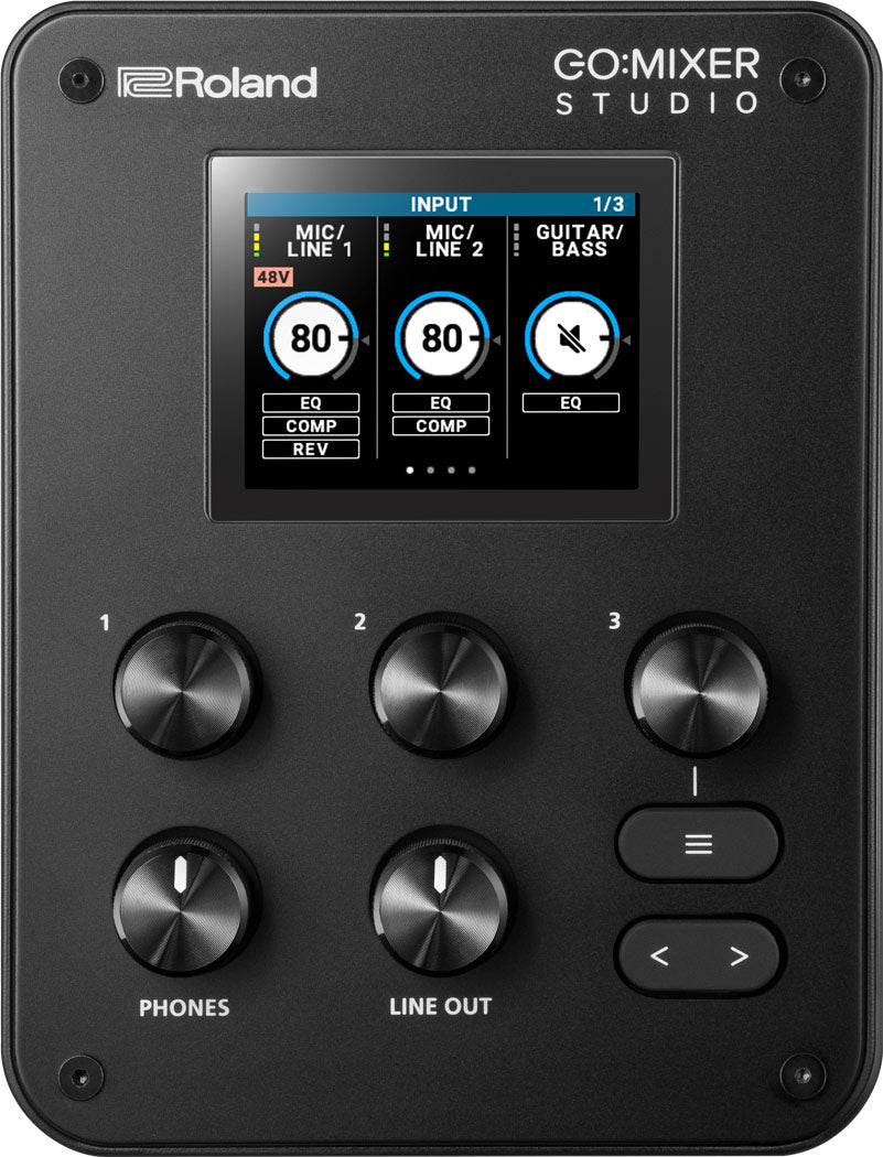 Roland GO:MIXER STUDIO Portable Mixer and Interface