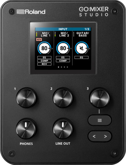 Roland GO:MIXER STUDIO Portable Mixer and Interface