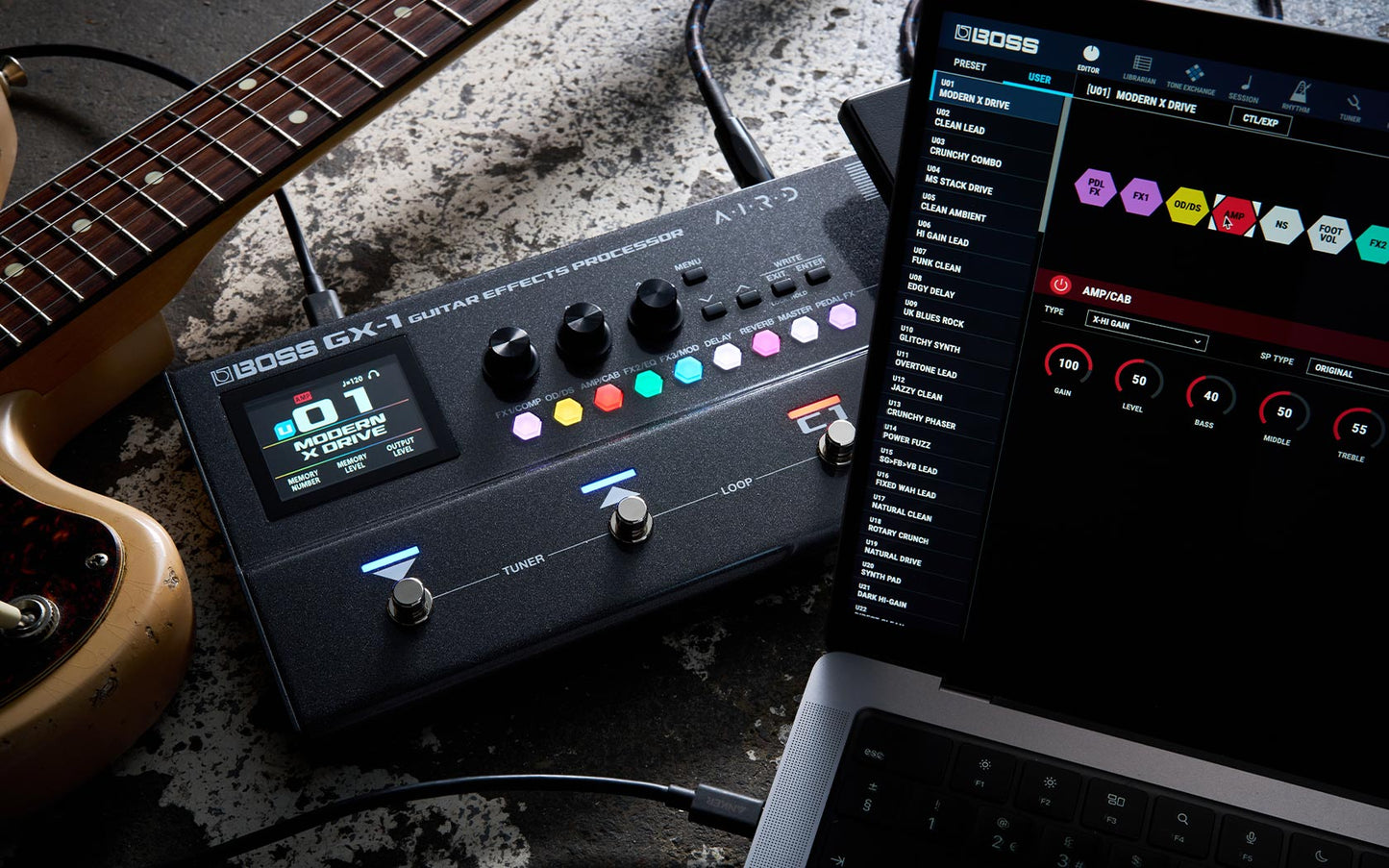 Boss GX-1 Guitar Multi-Effects Pedal