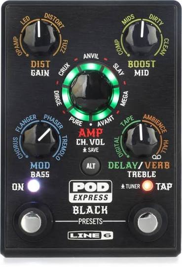 Line 6 POD Express Black Multi-Effects Pedal
