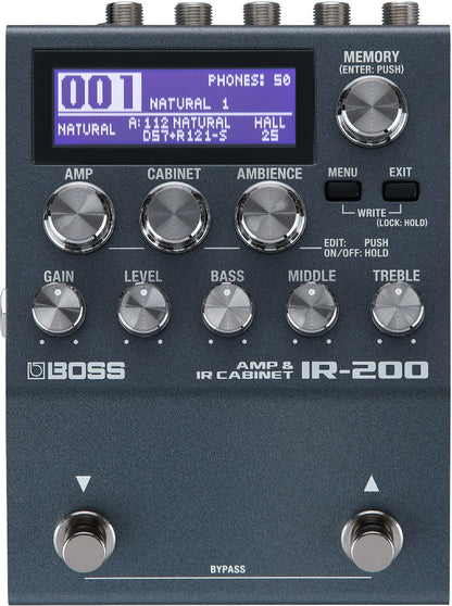 Boss IR-200 IR Amp Simulator Guitar Pedal