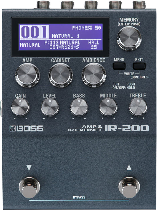 Boss IR-200 IR Amp Simulator Guitar Pedal
