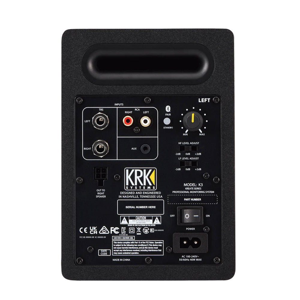 KRK Systems KREATE 3 Powered Studio Monitors (Pair)