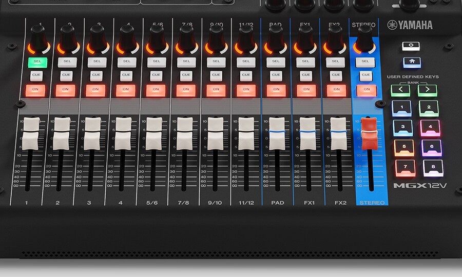 Yamaha MGX12V 18-Channel Digital Mixing Console with Video Capture