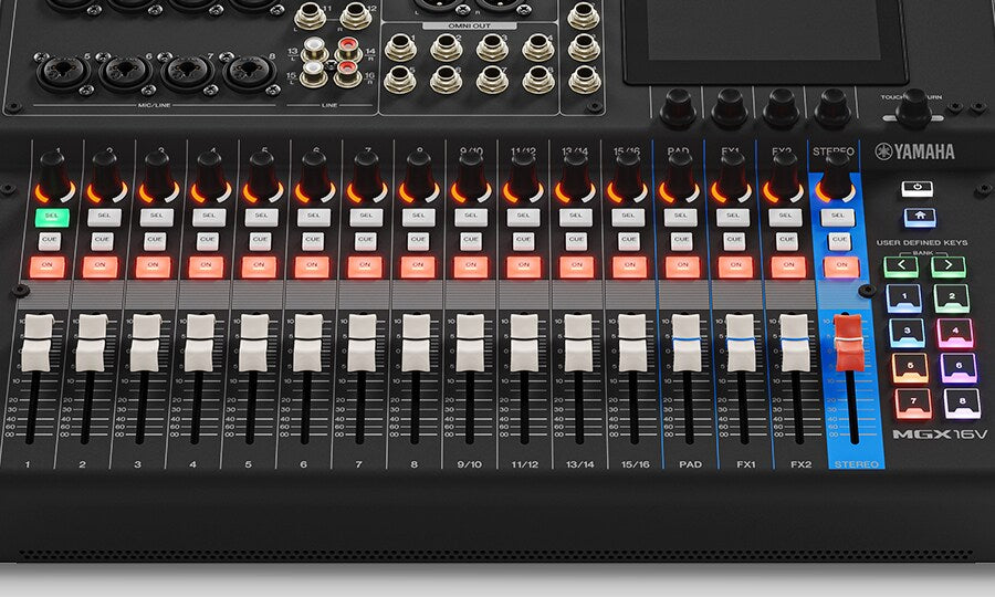 Yamaha MGX16V 22-Channel Digital Mixing Console with Video Capture