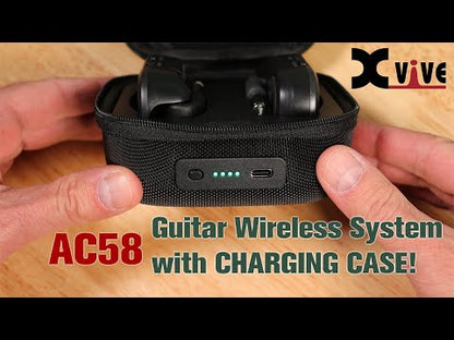 Xvive AC58 5.8 GHz True Diversity Wireless Instrument System with Charging Case