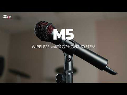 Xvive M5D Dual Plug-and-Play 5.8GHz Wireless Microphone System