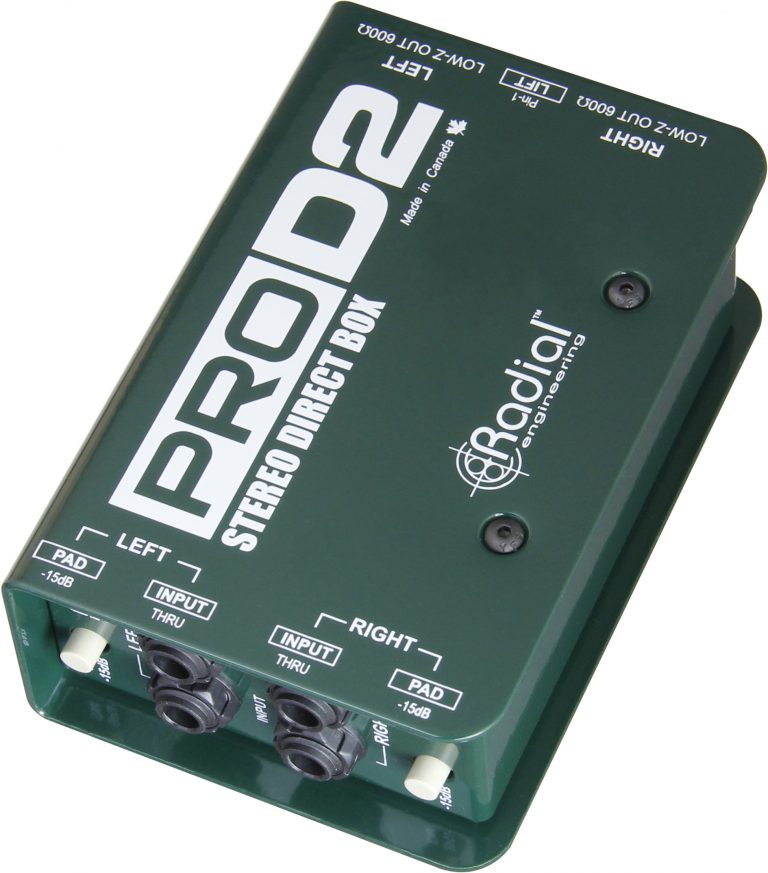 Radial Engineering ProD2 Stereo Passive DI Box